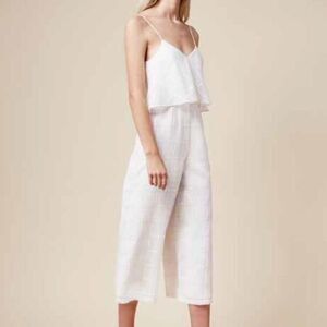 Finders keepers Women's White and Cream Jumpsuit